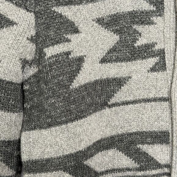 Banana Republic Men's M Wool Button Front Shawl Collar Cardigan Sweater Tribal - Picture 6 of 16